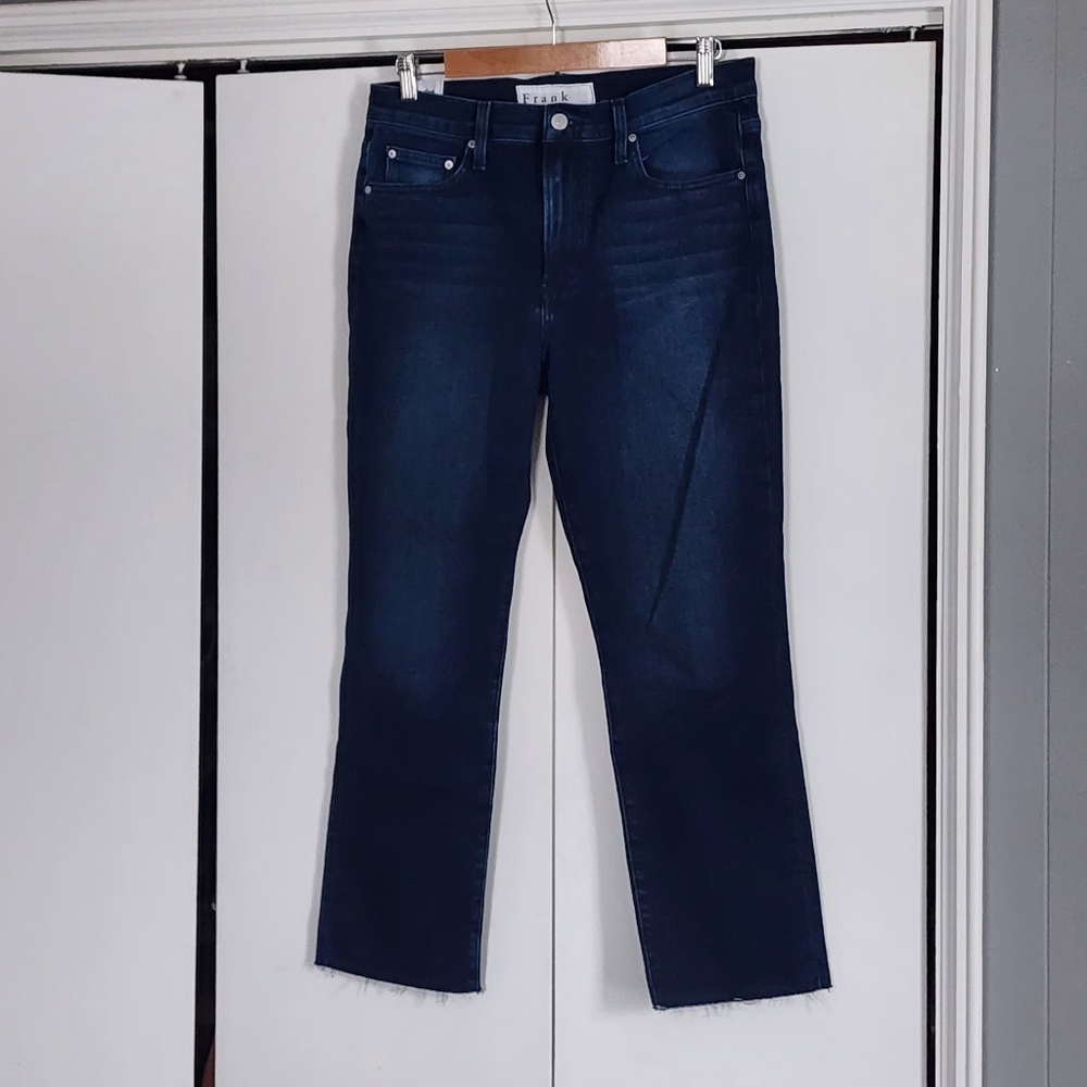 Frank & Eileen Deep Indigo Straight Leg Jeans